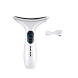 EMS Face Neck Beauty Device 3 Colors LED Photon Therapy Skin Tighten Reduce Double Chin Anti Wrinkle Remove Lifting Skin Care