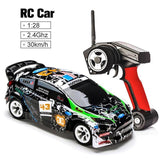 K989 1:28 2.4Ghz 4WD RC Car 30km/h Alloy Brushed Remote Control Vehicle Racing Crawler RTR Drift Toys Models for Children