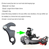 Dropship-7Pcs Bike Derailleur Hanger Universal Bicycle Hanger Gear Mountain Bike Frame Gear Tail Hook