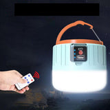 Portable Lantern Solar LED Camping Light USB Rechargeable Bulb For Outdoor Tent Lamp Emergency Lights