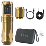 Brand New LCD Wireless Tattoo Pen Machine With Rechargeable Battery Power Coreless Rotary Motor For Permanent Makeup Artist