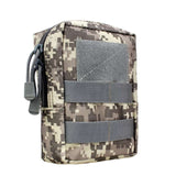Multifunctional 1000D Outdoor Military Tactical Waist Bag EDC Molle Tool Zipper Waist Pack Accessory Durable Belt Pouch