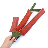 Dog Chewing Toy Cowhide Bite Stick Toy Training Small and Large Dog Toys Puppy Outdoor Interactive Game Pet Supplies Tug Toys