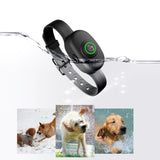 New Pet Dog Bark Deterrents Automatic anti Bark Collar Waterproof Rechargeable Electric Shock Vibration Dog Training Collar