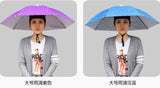3 years warranty New Foldable Head Umbrella Hat Cap Golf Outdoor Sun Headwear Fishing Camping hiking Fishing Cap
