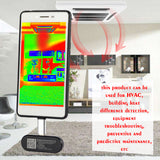 Mobile Phone External Infrared Thermal Imager Center Point Temperature Display for Android Mobile Phone Tools with Adapter