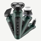 9D Electric Shaver Men's Razor Beard Trimmer shaver Set 3 Blades Portable Rechargeable Washable Multifunctional Car USB Shaver