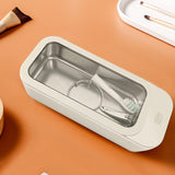 Household Ultrasonic Cleaning Machine 42000Hz High Frequency Vibration 550ml Portable for Razors Necklace Coins Earrings Denture