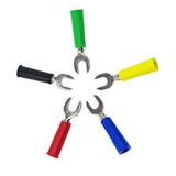 P4002 10PCS 5Color Insert Type U Type And Y Type Insert Harpoon Welding Insert 4mm banana plug Spade Plugs 4mm Banana to 6mm