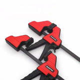 4 Inches Woodworking Work Bar F Clamp Clip Quick Ratchet Release Clip Heavy Duty Woodworking Bar Clamps Kit DIY Hand Tool