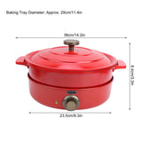 Electric Multi Cooker Multifunctional Cooking Pot Electric Cooker for Frying Grilling Hot Pot with Host 220V Kitchenware