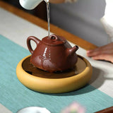 2021 Youpin 450ML Purple Sand Dry Foam Table Clay Tea Tray for Incense Plate Tea Ceremony Crafts Tea Table Tea Set Accessories