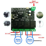 4CH Tuya Switch WiFi Switch Module Wireless Relay Smart Life APP Remote Control Smart Timer for Smart Home Switch