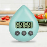 Electronic Digital Timer Kitchen Cooking Shower Study Stopwatch Alarm Clock Water Drop Electronic Cooking Countdown Time Timer