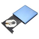 USB3.0 aluminum alloy external optical drive, Blu-ray burner, external notebook desktop, compatible with WIN7/WIN8/WIN10