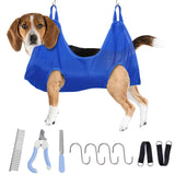 Pet Hammock Grooming Helper for Cats Dogs Hammocls Restraint Bag Puppy Dog Nail Clip Trimmer Pet Comb Nail File Trimming Tools