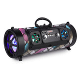 2022Portable Bluetooth-compatible Speaker Column Outdoor Wireless Speaker Music Stereo Subwoofer Speaker Move KTV 3D Sound FM
