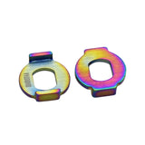 Dropship-1Pair Bike Titanium Alloy Rear Axle Gasket for Brompton Internal Shift Gasket Hub Anti-Drop Gasket Bicycle Accessories