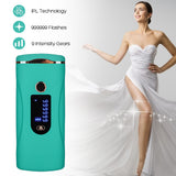 IPL Laser Hair Removal Professional Pulsed Epilator Painless for Facial Bikini Body Hair Remover Device 999999 Flashes depilador