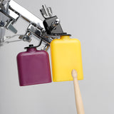 double Sambago Bell Percussion Drum Jam Block Latin Music Cowbell High and low sound wooden fish Knocker Drum Part Accessories