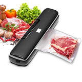 Vacuum Sealer Machine Automatic Food Sealer Packer Air Sealing System with 15 Vacuum Seal Bags, Dry Moist Food Modes A0NC