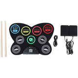 1Set Hand-Rolled Electronic Drum Creative Kids Percussion Drum Music Instrument Rhythm Practice Built-In Speaker Drum