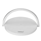 Qi Wireless Charger LED Table Lamp 10W USB Charging Desk Lamp Adjustment Table Bedside Lamp with Phone Holder