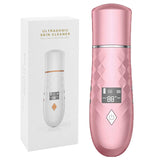 EMS Skin Scrubber,Ultrasonic Facial Skin Spatula,36-42°C Heating Facial Cleansing,Blackhead Remover Extractor,Face Cleaning Tool