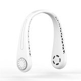 Summer Air Cooling Neck Fan Leafless Hanging Neck Fan Bladeless Ventilator USB Rechargeable Neckband Fans Air Cooler