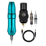 Rocket Tattoo Machine Pen Wireless Tattoo Rotary Machine Power Supply Rotary Tattoo Machine Set with Cartridge Tattoo Machine
