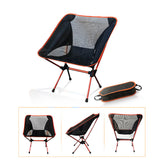 Outdoor Moon Chair Portable Folding Stool Garden BBQ Hiking Picnic Fishing Beach Chairs Camping Chair Outdoor Camping Gear