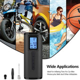 150 PSI Tire Inflator Portable Air Compressor, Digital Display Air Pump with LED Light for Car Bike Motorcycle Balls