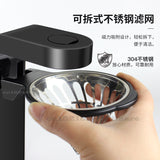 220V/600WCoffee Machine with Clocksmall Stainless Steel Automatic Hand Brewing Freshly Ground American Coffee Tea Making Machine