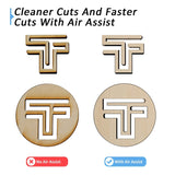 Air Assist Pump,With A5 Pro TTS-55 Master 2 Pro S2 LE400 Pro Reizer 20W Engraver, 30L/Min Airflow Low Noise US Plug