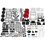 MN86K 1/12 MN Car KIT 2.4G 4WD 230MM Wheelbase Crawler Off Road 390 Brushed Motor Truck WPL MN RC Car Unassembled DIY