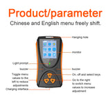 X γ Radiation Dosage Equivalent Monitor TFT Color Electromagnetic Radiation Detector Real Time Monitoring Exceedance Alarm