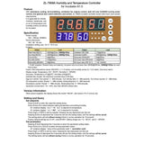 LILYTECH ZL-7958A, Incubator Controller, Dehumidifying And DC Turner Motor Control