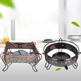 Aluminum Alloy Alcohol Stove Multi-style Iron Stove for Outdoor Camping Hiking Backpacking Cooking Portable BBQ Household