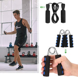 Large AB Roller Set with Push-up Rod Sliding Disc Rope Skipping Hand Exercise Knee-protector Home Gym Exercise Set  ab machine