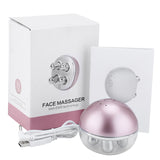 EMS Micro Current Facial Roller Massage Face Lifting Skin Firming Tighten Remove Edema Moisturize Fades Fine Lines Beauty Device