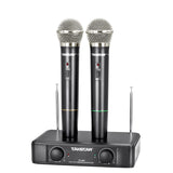 High Quality Takstar TS-2200 dual handheld VHF wireless microphone system for household karaoke, public speech