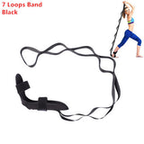 Yoga Strap Stretch Straps 12-segment Yoga Belt for Physical Therapy Pilates Dance Gymnastics Stretching Fitness Band Non-Elastic
