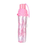 Transparent Umbrellas For Protect Against Wind And Rain Clear Sakura 3 Fold Umbrella Clear Field Of Vision Household Rain Gear