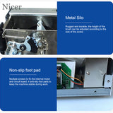 JTS-560 Small Screw Machine 1.0mm-5.0mm/AC100-240V/110V/220V Automatic Screw Feeder Screw Conveyor Automatic Screw Feeder Tools