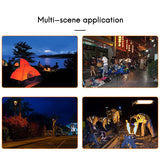 LED Solar Camping Lantern Rechargeable Mini Rechargeable Tent Light for Emergency Outdoor Power Outage Hiking