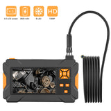P30 Handhold Screen Endoscope Dual Lens Camera 4.3 inch Industrial Borescope 8mm 2.0mp Inspection Snake Camera 18650 Battery