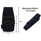 Belt Waist Pocket Case High Capacity Tool Bag Ajustable 47.1in Tool Bag Premium Polyester Fabric Tool Bag Electrician Waist Bag