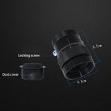 1.25Inch Double Helical Focuser High Precision for Guider Scope / Finder Scope Interface Astronomy Telescope Adapter