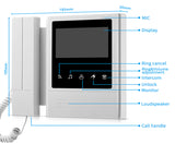 Video Ring Doorbell Camera Visual Intercom Night Vision Two-Way Intercom Video Door Phone Video Door Entry Phone Call