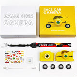 Kids Camera 32G New 4800W Pixel Touch Screen WIFI Dual Camera Cartoon Car Digital Video Photo Camera Toy Children Boy Xmas Gift
